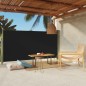 vidaXL Seitenmarkise Ausziehbar 160x300 cm Schwarz vidaXL Seitenmarkise Ausziehbar 160x300 cm Schwarz