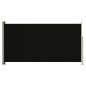vidaXL Seitenmarkise Ausziehbar 160x300 cm Schwarz vidaXL Seitenmarkise Ausziehbar 160x300 cm Schwarz