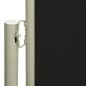 vidaXL Seitenmarkise Ausziehbar 160x300 cm Schwarz vidaXL Seitenmarkise Ausziehbar 160x300 cm Schwarz