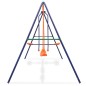 Schaukelset mit 4 Sitzen Orange Schaukelset mit 4 Sitzen Orange