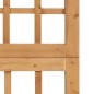 vidaXL Spalier/Paravent 4-teilig Massivholz Tanne 161x180 cm vidaXL Spalier/Paravent 4-teilig Massivholz Tanne 161x180 cm