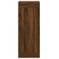 Highboard Braun Eichen-Optik 34,5x34x180 cm Holzwerkstoff Highboard Braun Eichen-Optik 34,5x34x180 cm Holzwerkstoff