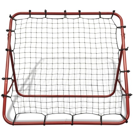 vidaXL Verstellbarer Fußball Kickback Rebounder 100x100 cm 