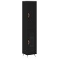 Highboard Schwarz 34,5x34x180 cm Holzwerkstoff Highboard Schwarz 34,5x34x180 cm Holzwerkstoff