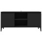 TV-Schrank mit Metallbeinen Schwarz 103,5x35x50 cm TV-Schrank mit Metallbeinen Schwarz 103,5x35x50 cm