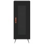 Highboard Schwarz 34,5x34x180 cm Holzwerkstoff Highboard Schwarz 34,5x34x180 cm Holzwerkstoff