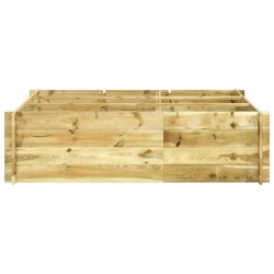 vidaXL Hochbeet 150x100x40 cm Kiefernholz Imprägniert