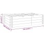 vidaXL Hochbeet 150x100x40 cm Kiefernholz Imprägniert vidaXL Hochbeet 150x100x40 cm Kiefernholz Imprägniert