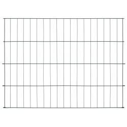 Gartenzaun Set 115x79 cm Grün