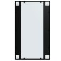 vidaXL Wandspiegel Schwarz 100x60 cm Metall vidaXL Wandspiegel Schwarz 100x60 cm Metall