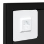 vidaXL Wandspiegel Schwarz 100x60 cm Metall vidaXL Wandspiegel Schwarz 100x60 cm Metall