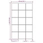 vidaXL Wandspiegel Schwarz 100x60 cm Metall vidaXL Wandspiegel Schwarz 100x60 cm Metall
