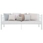 vidaXL Tagesbett-Rahmen Weiß Metall 90×200 cm vidaXL Tagesbett-Rahmen Weiß Metall 90×200 cm