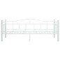 vidaXL Tagesbett-Rahmen Weiß Metall 90×200 cm vidaXL Tagesbett-Rahmen Weiß Metall 90×200 cm