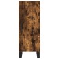 Highboard Räuchereiche 34,5x34x180 cm Holzwerkstoff Highboard Räuchereiche 34,5x34x180 cm Holzwerkstoff