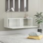 vidaXL TV-Schrank Hochglanz-Weiß 100x30x30 cm Holzwerkstoff vidaXL TV-Schrank Hochglanz-Weiß 100x30x30 cm Holzwerkstoff