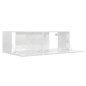 vidaXL TV-Schrank Hochglanz-Weiß 100x30x30 cm Holzwerkstoff vidaXL TV-Schrank Hochglanz-Weiß 100x30x30 cm Holzwerkstoff