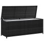Garden-Auflagenbox Schwarz 150x50x60 cm Poly Rattan Garden-Auflagenbox Schwarz 150x50x60 cm Poly Rattan