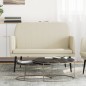 vidaXL Sitzbank Creme 107x80x81 cm Kunstleder vidaXL Sitzbank Creme 107x80x81 cm Kunstleder