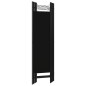 6-tlg. Raumteiler Schwarz 240 x 180 cm 6-tlg. Raumteiler Schwarz 240 x 180 cm
