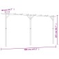 vidaXL Gartenpergola 410x40x203 cm Holz vidaXL Gartenpergola 410x40x203 cm Holz
