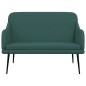 Sitzbank Dunkelgrün 110x76x80 cm Stoff Sitzbank Dunkelgrün 110x76x80 cm Stoff
