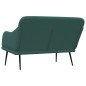 Sitzbank Dunkelgrün 110x76x80 cm Stoff Sitzbank Dunkelgrün 110x76x80 cm Stoff