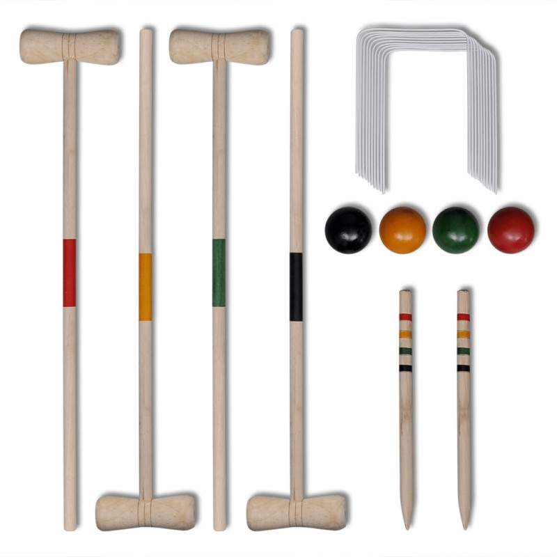 Krocket-Set Holz 4 Spieler Krocket-Set Holz 4 Spieler