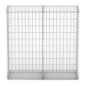 Steinkorb Gabione mit Deckeln Verzinkter Draht 100×100×30 cm Steinkorb Gabione mit Deckeln Verzinkter Draht 100×100×30 cm