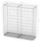 Steinkorb Gabione mit Deckeln Verzinkter Draht 100×100×30 cm Steinkorb Gabione mit Deckeln Verzinkter Draht 100×100×30 cm