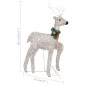 vidaXL LED-Rentier mit Schlitten Weihnachtsdeko 100 LEDs Outdoor Gold vidaXL LED-Rentier mit Schlitten Weihnachtsdeko 100 LEDs Outdoor Gold