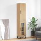 Highboard Sonoma-Eiche 34,5x34x180 cm Holzwerkstoff Highboard Sonoma-Eiche 34,5x34x180 cm Holzwerkstoff
