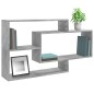 Wandregale Betongrau 104x20x58,5 cm Holzwerkstoff Wandregale Betongrau 104x20x58,5 cm Holzwerkstoff