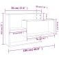 Wandregale Betongrau 104x20x58,5 cm Holzwerkstoff Wandregale Betongrau 104x20x58,5 cm Holzwerkstoff