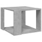 Couchtisch Betongrau 40x40x30 cm Holzwerkstoff Couchtisch Betongrau 40x40x30 cm Holzwerkstoff