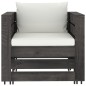 vidaXL 7-tlg. Garten-Lounge-Set mit Kissen Grau Imprägniertes Holz vidaXL 7-tlg. Garten-Lounge-Set mit Kissen Grau Imprägniertes Holz