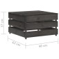 vidaXL 7-tlg. Garten-Lounge-Set mit Kissen Grau Imprägniertes Holz vidaXL 7-tlg. Garten-Lounge-Set mit Kissen Grau Imprägniertes Holz
