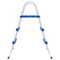 vidaXL Pool-Leiter Blau und Weiß 84 cm Stahl vidaXL Pool-Leiter Blau und Weiß 84 cm Stahl