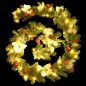 Weihnachtsgirlande mit LED-Lichtern Grün 2,7 m PVC Weihnachtsgirlande mit LED-Lichtern Grün 2,7 m PVC