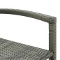 Barhocker 4 Stk. Grau Poly Rattan Barhocker 4 Stk. Grau Poly Rattan
