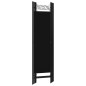 vidaXL 5-tlg. Raumteiler Schwarz 200 x 180 cm vidaXL 5-tlg. Raumteiler Schwarz 200 x 180 cm