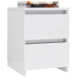 vidaXL Nachttische 2 Stk. Hochglanz-Weiß 30×30×40 cm Holzwerkstoff vidaXL Nachttische 2 Stk. Hochglanz-Weiß 30×30×40 cm Holzwerkstoff