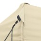 Faltzelt Pop-Up 3 x 4,5 m Cremeweiß Faltzelt Pop-Up 3 x 4,5 m Cremeweiß