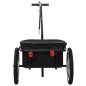 vidaXL Fahrradanhänger und Handwagen 155x60x83 cm Stahl Schwarz vidaXL Fahrradanhänger und Handwagen 155x60x83 cm Stahl Schwarz
