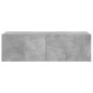 vidaXL TV-Schrank Betongrau 100x30x30 cm Holzwerkstoff vidaXL TV-Schrank Betongrau 100x30x30 cm Holzwerkstoff
