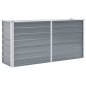 Garten-Hochbeet Verzinkter Stahl 160x40x77 cm Grau Garten-Hochbeet Verzinkter Stahl 160x40x77 cm Grau