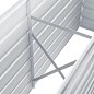Garten-Hochbeet Verzinkter Stahl 160x40x77 cm Grau Garten-Hochbeet Verzinkter Stahl 160x40x77 cm Grau
