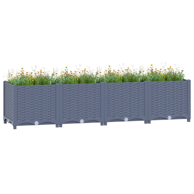 vidaXL Hochbeet 160x40x38 cm Polypropylen vidaXL Hochbeet 160x40x38 cm Polypropylen