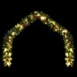 Weihnachtsgirlande Geschmückt mit Kugeln und LED-Lichtern 10 m Weihnachtsgirlande Geschmückt mit Kugeln und LED-Lichtern 10 m