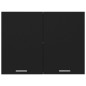 Hängeschrank Schwarz 80x31x60 cm Holzwerkstoff Hängeschrank Schwarz 80x31x60 cm Holzwerkstoff